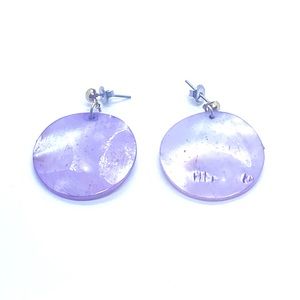 Lavender Shell Stud Earrings 🔥 3 for $20